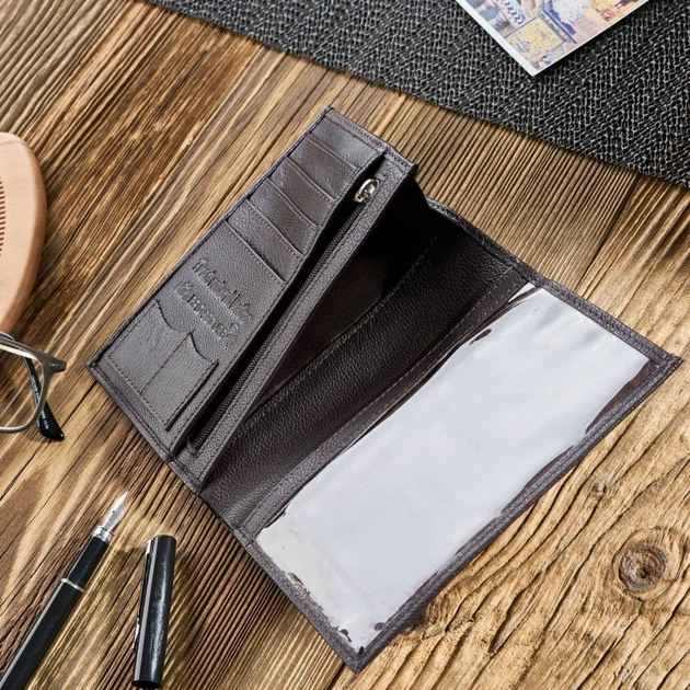 Portfel męski skórzany Paolo Peruzzi T-65 Brązowy (5904365078283) - obraz 3