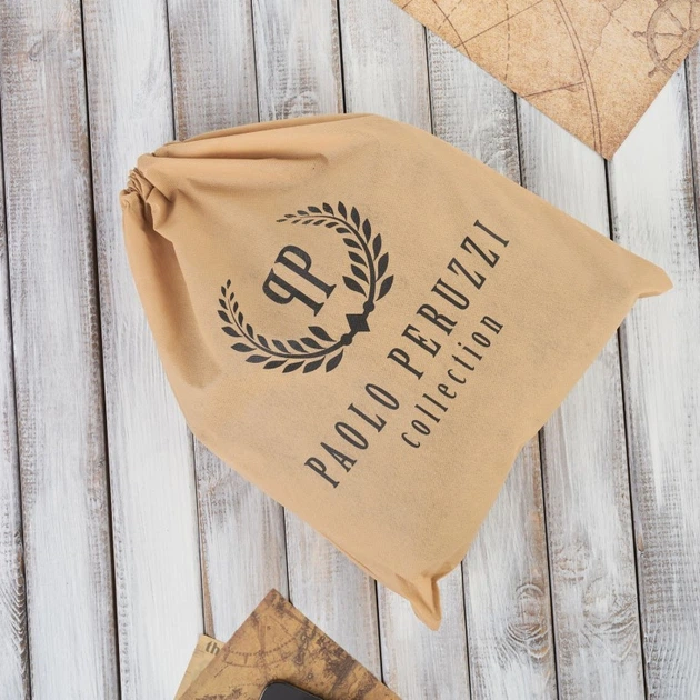 Сумка-планшет через плече чоловіча з натуральної шкіри Paolo Peruzzi AV-03-CG Коричнева (5905567203657) - зображення 6