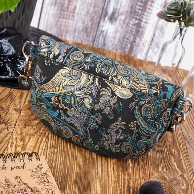 Torebka crossbody	damska ze skóry naturalnej Paolo Peruzzi T-36-G Wielokolorowa (5904365076517) - obraz 2