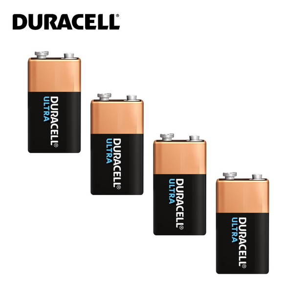 Батарейка Duracell Ultra 9V (Крона) 6LR61 4шт MX1604 EXP 02.2026 – фото ...