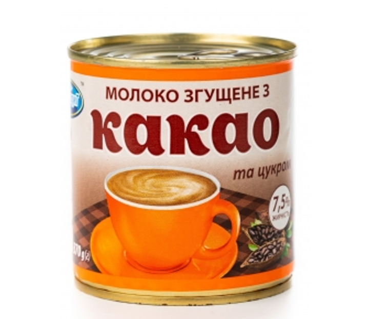 Купить Молоко сгущенное Эко-молпродукт с сахаром и какао 7,5% 370 г от ...