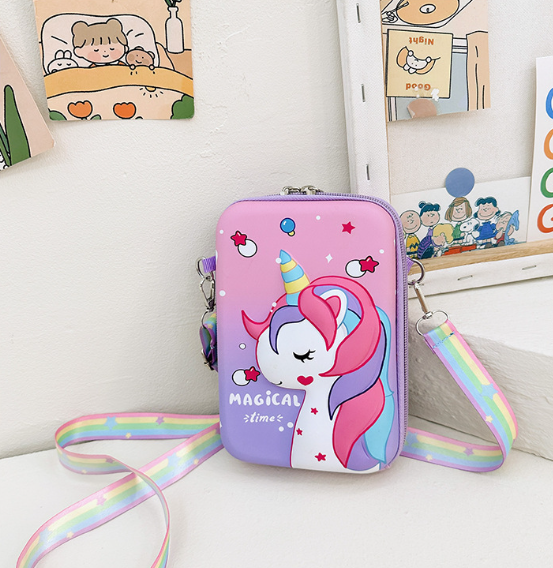 Дитяча сумка месенджер через плече для дівчаток Єдиноріг Unicorn рожевий (AN)32261 - Фото 2 Дитяча сумка месенджер через плече для дівчаток Єдиноріг Unicorn рожевий (AN)32261 - зображення 2