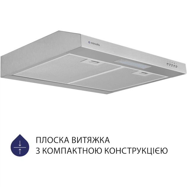 Витяжка пласка Minola HPL 612 I - зображення 2