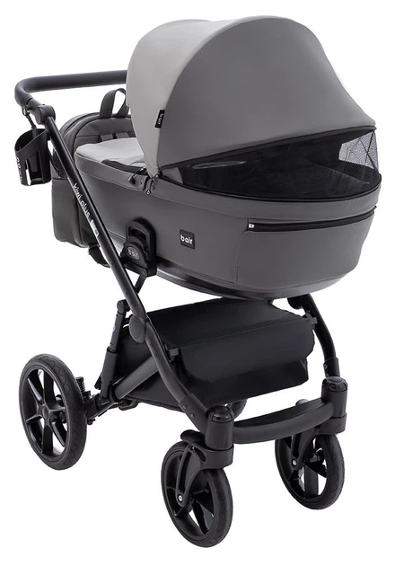 Коляска 2 в 1 Bair Kiwi Plus ECO BKP-21/15 сірий/графіт - Фото 5 Коляска 2 в 1 Bair Kiwi Plus ECO BKP-21/15 сірий/графіт - зображення 5