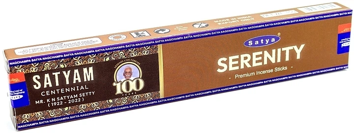 Благовония премиум "Умиротворенность" - Satya Serenity Premium Incense Sticks 15g (1334266-6331800) - Фото 1 Благовония премиум "Умиротворенность" - Satya Serenity Premium Incense Sticks 15g (1334266-6331800) - изображение 1