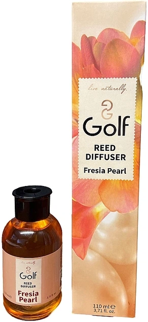 Аромадиффузор "Жемчужная Фрезия" - Golf Fresia Pearl 110ml (1312502-2843695) - Фото 2 Аромадиффузор "Жемчужная Фрезия" - Golf Fresia Pearl 110ml (1312502-2843695) - изображение 2