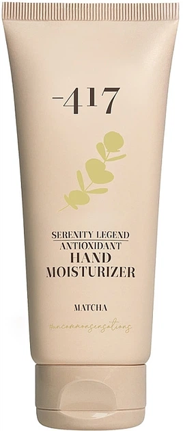Крем-антиоксидант увлажняющий для рук "Матча" - - 417 Serenity Legend Anti-Oxidant Hand Moisturizer Matcha 100ml (1316852-1239936) - Фото 1 Крем-антиоксидант увлажняющий для рук "Матча" - - 417 Serenity Legend Anti-Oxidant Hand Moisturizer Matcha 100ml (1316852-1239936) - изображение 1