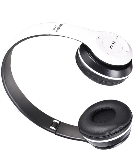 Беспроводные накладные наушники P47 складная гарнитура с Bluetooth 5.0 и активным шумоподавлением, белые (87044609) - изображение 6
