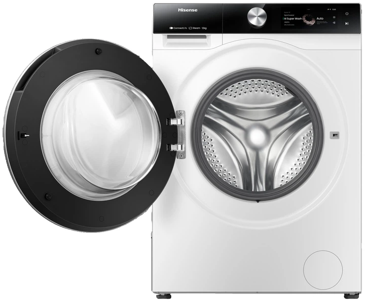 Стиральная машина Hisense WF7S1247BW + Сушильный автомат Hisense DH7S107BW (комплект) - изображение 3