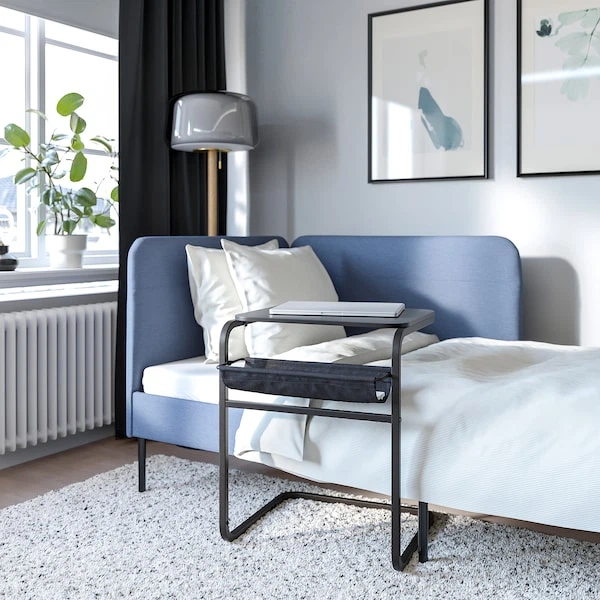 Журнальний столик IKEA OLSEROD 53х50 см антрацит/темно-сірий (405.309.17) - Фото 4 Журнальний столик IKEA OLSEROD 53х50 см антрацит/темно-сірий (405.309.17) - зображення 4