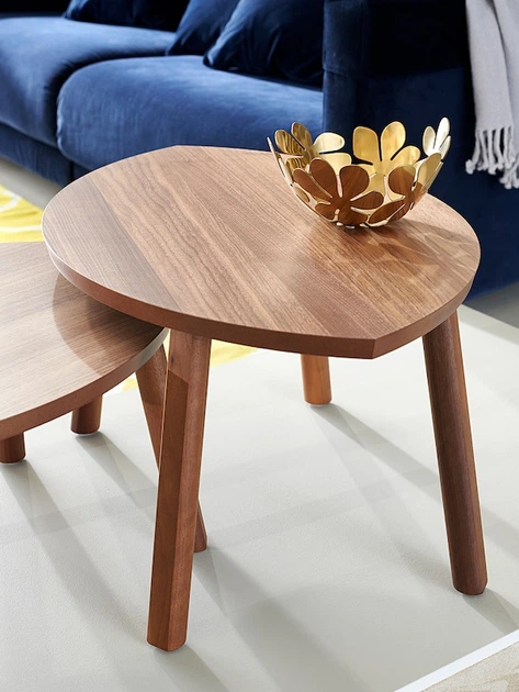 Комплект журнальних столиків IKEA STOCKHOLM горіх (102.397.13) - зображення 4