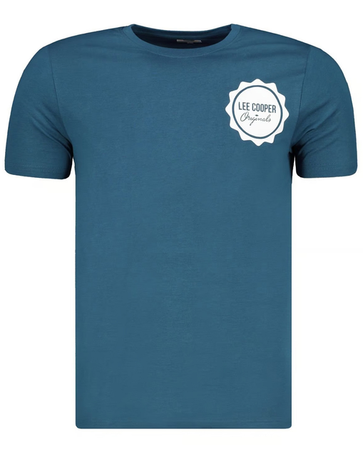 Футболка мужская Lee Cooper LCUMTEE08LBL M бирюзовая (9911111148769) от ...