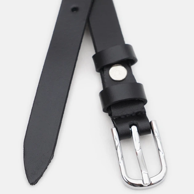 Ремень женский из натуральной кожи Laras 110v10genw59-black 110 см Черный (6501033637) - изображение 3
