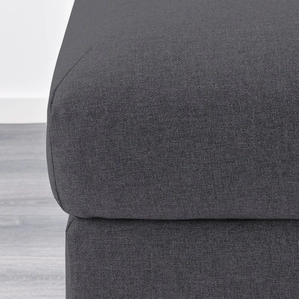 Підставка для ніг з місцем для зберігання IKEA VIMLE Gunnared середньо-сіра (193.925.88) - Фото 6 Підставка для ніг з місцем для зберігання IKEA VIMLE Gunnared середньо-сіра (193.925.88) - изображение 6