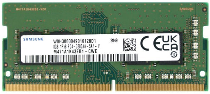 Оперативная память Samsung DDR4-3200 8192 MB PC4-25600 (M471A1K43EB1 ...