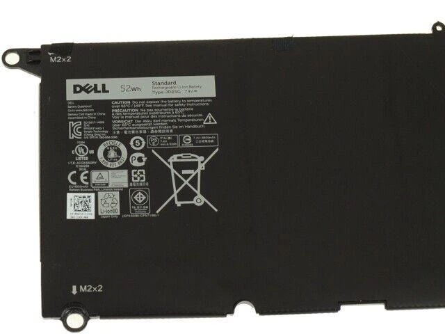 Батарея для ноутбука Dell XPS 13 9343 9350 8350 (JD25G 7.4V 52Wh 6930mAh) - изображение 3