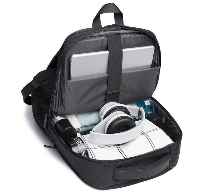 Городской рюкзак Bange BG-1921 Multi-function backpack USB порт ноутбук 15.6" Сумка для школы Черно/Синий - изображение 2