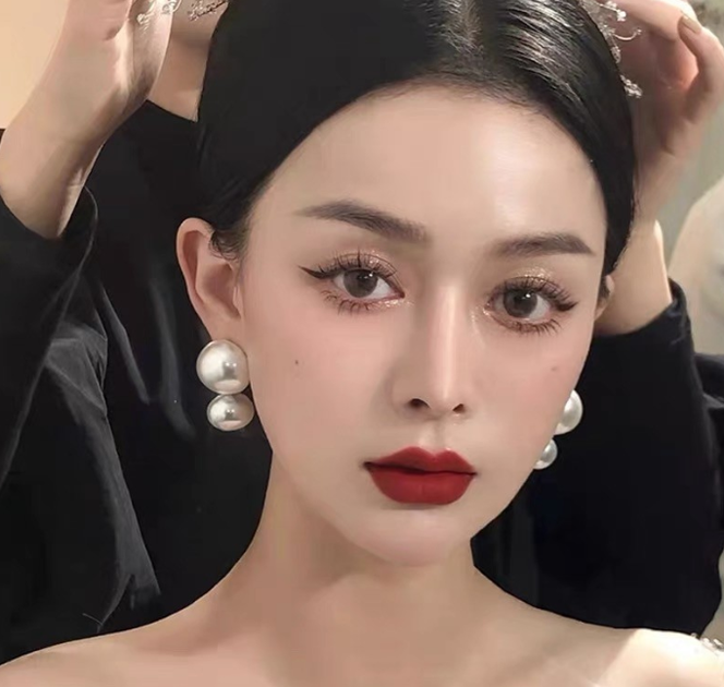 Большие серьги жемчужины белые бижутерия Fashion Jewelry (II) 32518 - изображение 2