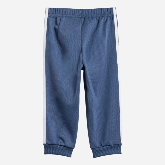 Dres dziecięcy dla dziewczynki (bluza + spodnie) adidas I 3S SHINY TS IS2501 86 cm Różowy/Granatowy (4067891892486) - obraz 5