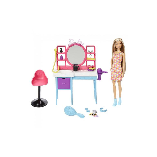 Игровой набор Barbie Парикмахерский салон (HKV00) – фото, отзывы ...