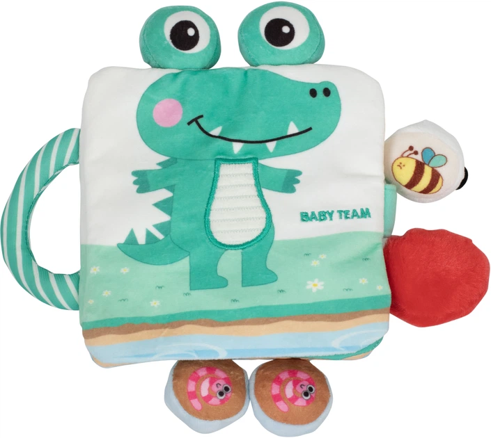 Игрушка-книжка Baby Team текстильная с погремушкой (8721) - изображение 2