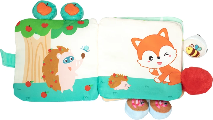 Игрушка-книжка Baby Team текстильная с погремушкой (8721) - изображение 3