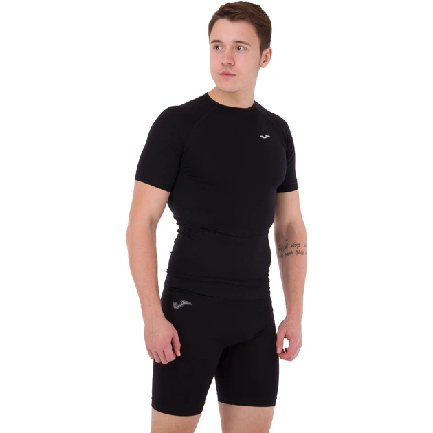 Термофутболка для активного спорта Joma BRAMA CLASSIC размер L-XL (полиамид 92%, эластан 8%, черный) (101652-100_Черный_L-XL) - Фото 5 Термофутболка для активного спорта Joma BRAMA CLASSIC размер L-XL (полиамид 92%, эластан 8%, черный) (101652-100_Черный_L-XL) - изображение 5