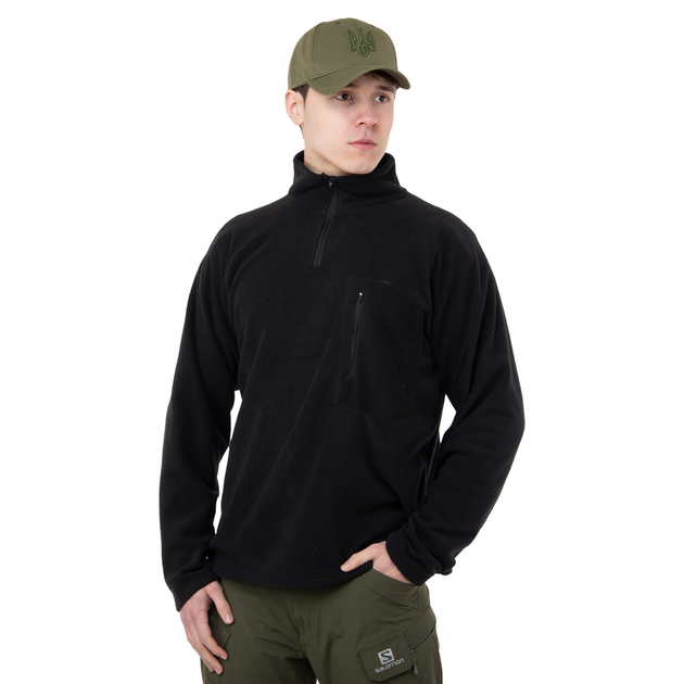 Кофта флісова Military Rangers Deluxe (фліс, р-р 3XL, Чорний) - зображення 1