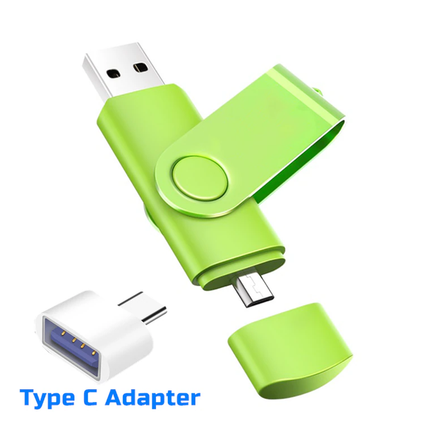 Флешка Jaster Plain 4Gb OTG Micro USB Flash Drive (перехідник Type-C USB в подарунок) - Фото 1 Флешка Jaster Plain 4Gb OTG Micro USB Flash Drive (перехідник Type-C USB в подарунок) - изображение 1
