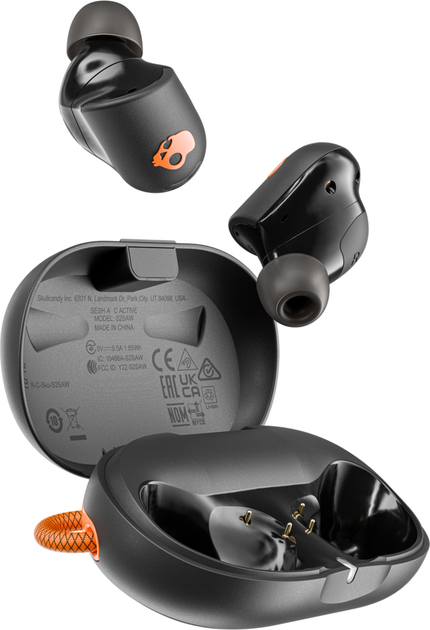 Акція на Навушники Skullcandy Sesh ANC Active Black/Orange (S2SAW-S749) від Rozetka