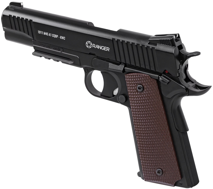 Pistolet pneumatyczny KWC Ranger 1911 M45 A1 CQBP (STZRAGWIA0012) - obraz 3