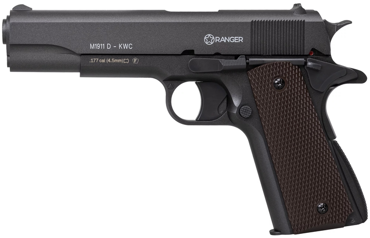 Pistolet pneumatyczny Ranger M1911 Diabolo KWC (STZRAGWIA0017) - obraz 2