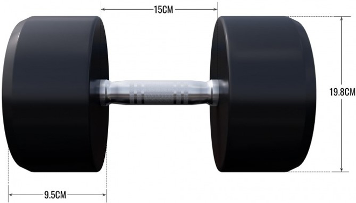 Hantla Gorilla Sports stała profesjonalna 32.5 kg (4260200842701) - obraz 3