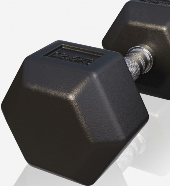 Hantla Gorilla Sports stała sześciokątna profesjonalna 12.5 kg (4260200845481) - obraz 5
