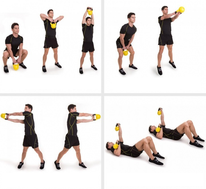 Kettlebell Gorilla Sports z gumową powłoką 28 kg (4260200843548) - obraz 4