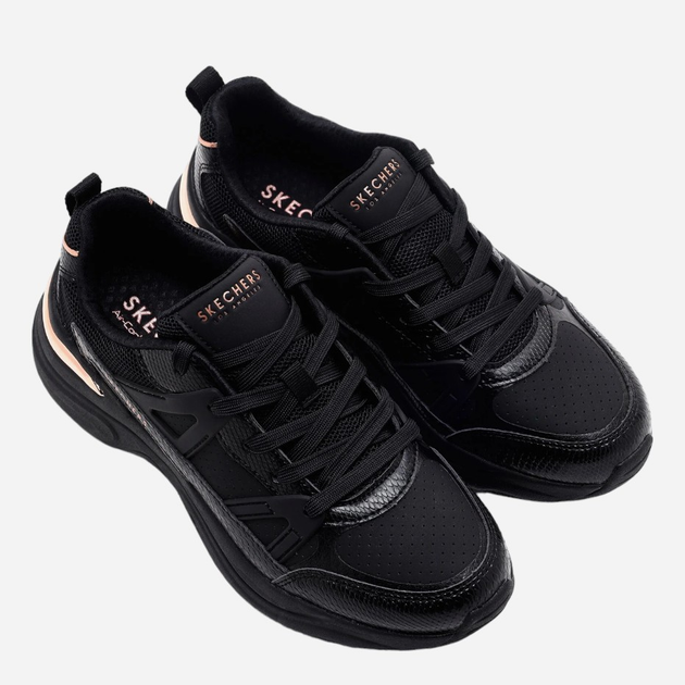 Sneakersy damskie Skechers Hazel-Faye 177576-BBK 36 (6US) 23 cm Czarne (196989735672) - obraz 5