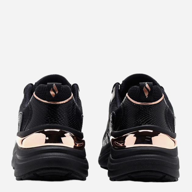 Жіночі снікери Skechers Hazel-Faye 177576-BBK 37 (7US) 24 см Чорні (196989735696) - зображення 4