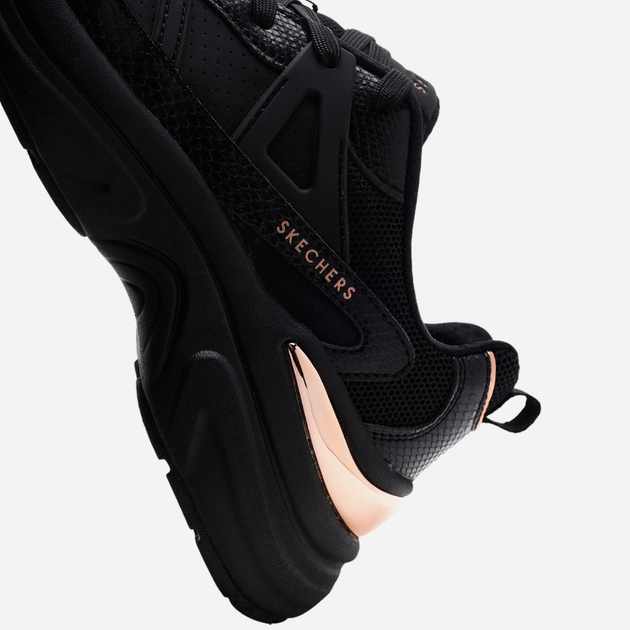 Жіночі снікери Skechers Hazel-Faye 177576-BBK 37 (7US) 24 см Чорні (196989735696) - зображення 8