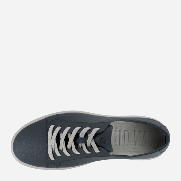Sneakersy męskie skórzane ECCO Soft 60 M Pavement 58240401159 45 Granatowe (194891621847) - obraz 5