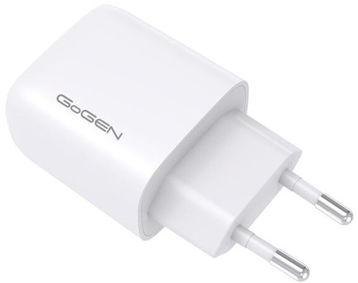 Ładowarka sieciowa GoGEN ACHPD 120 1 x USB-C 20 W White (GOG-ACHPD120W) - obraz 3