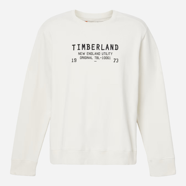 Світшот чоловічий Timberland TB0A6FMV S Білий (196247869507) - зображення 4