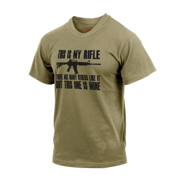 Футболка Rothco This Is My Rifle T-Shirt Койот М - изображение 2