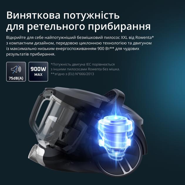 Пилосос без мішка Rowenta Compact Power XXL RO4B75EA - зображення 5