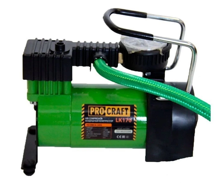 Компрессор автомобильный воздушный Procraft LK170 - изображение 3