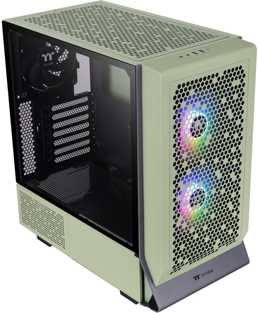 Obudowa Thermaltake Ceres 300 TG ARGB Olive (CA-1Y2-00MEWN-00) - obraz 2