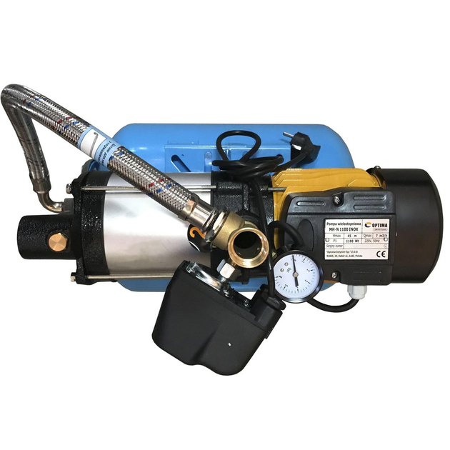 Насосная станция MH-N1100 INOX-24 1.1кВт многоступ нерж,колеса на ...