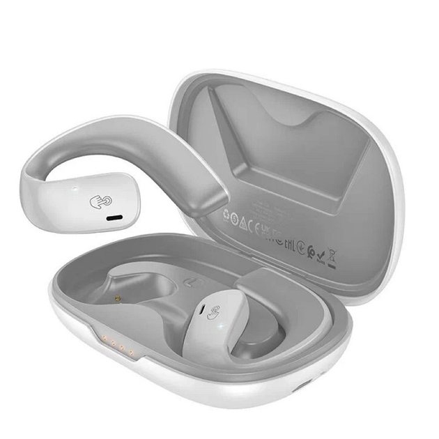 Навушники TWS Hoco EQ4 Graceful true wireless BT headset White - Фото 1 Навушники TWS Hoco EQ4 Graceful true wireless BT headset White - зображення 1