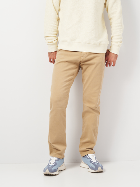 Джинсы Regular Fit мужские Springfield 7215274-52 42 Бежевые ...