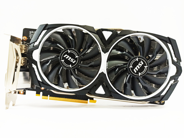 Видеокарта MSI GTX 1060 (6GB/GDDR5/192bit) GTX 1060 ARMOR 6G OCV1 БУ ...