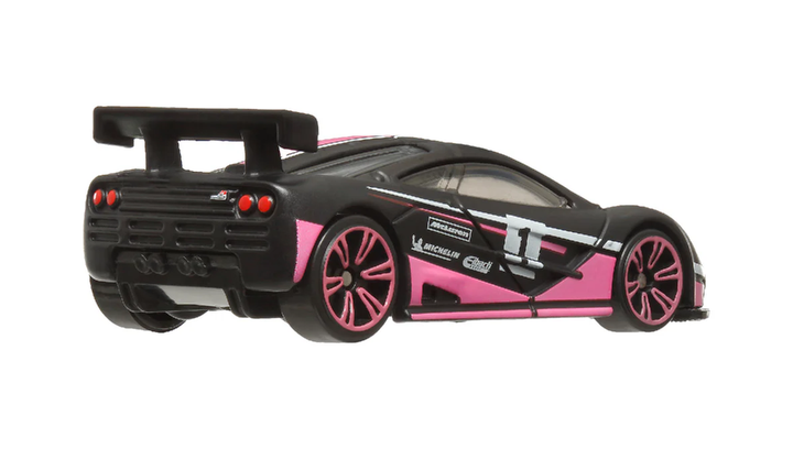 Тематическая Машинка Hot Wheels McLaren F1 GTR Neon Speeders 1:64